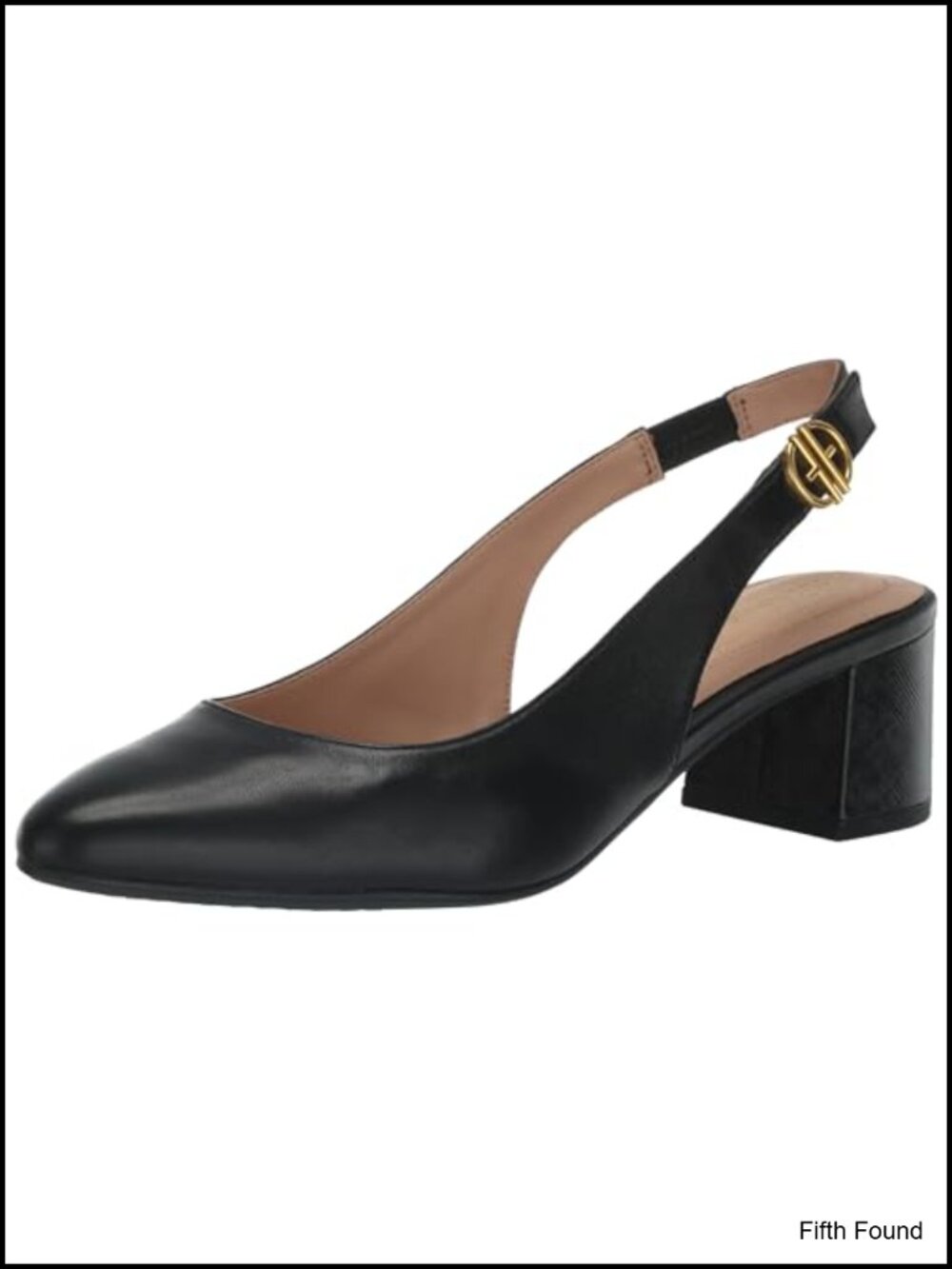 Cole Haan 45mm Block Heel Slingback Pump Leather Lightweight